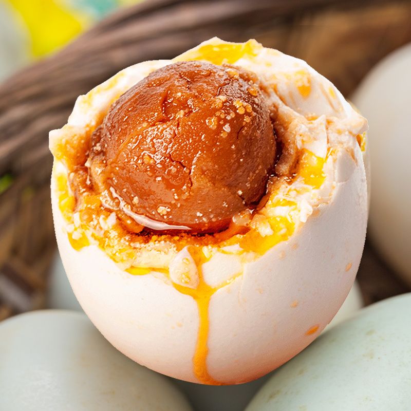 正宗原产地广西北部湾红树林烤海鸭蛋红心咸鸭蛋流油北海特产批发