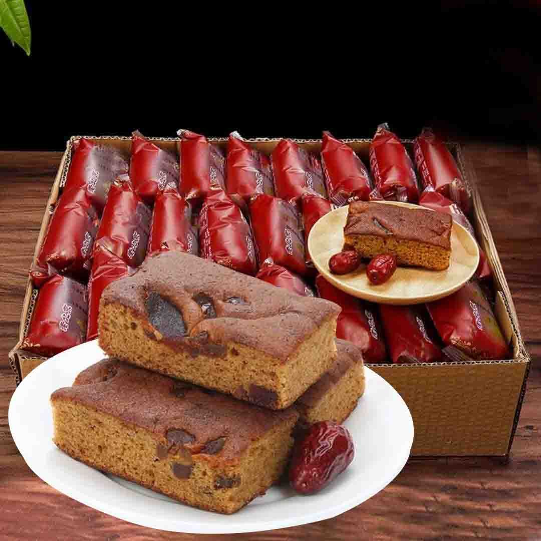 枣糕老北京蜂蜜枣糕营养早餐零食糕点红枣泥蛋糕面包点心批发