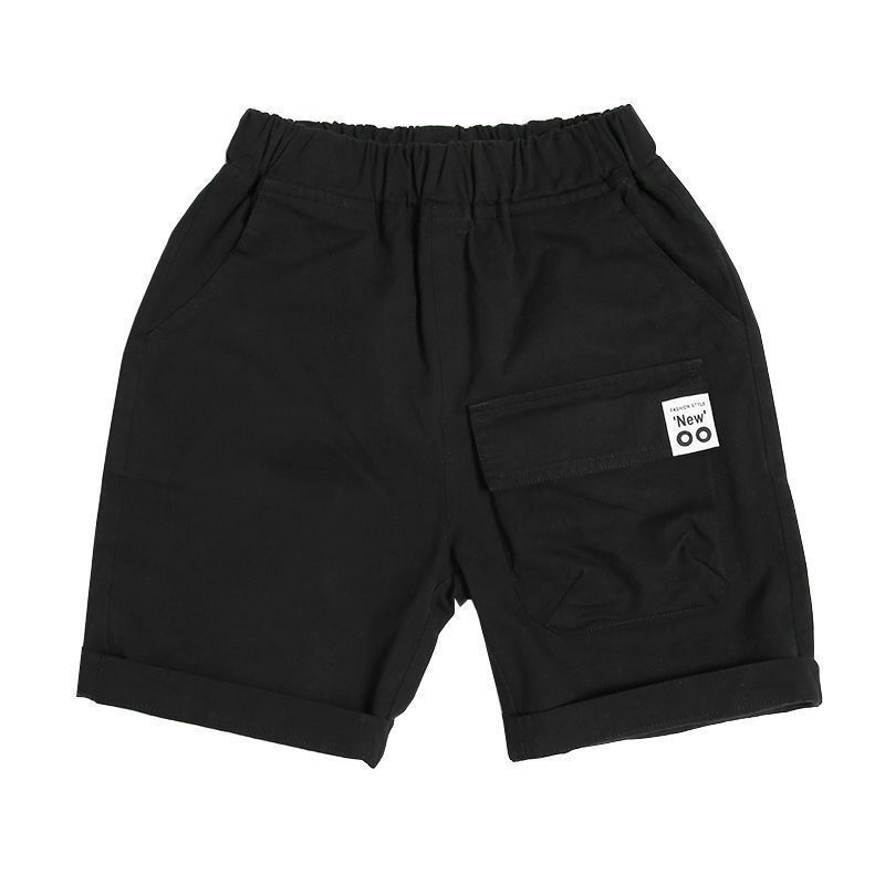 Boys' shorts summer wear thin children's pure cotton summer 12-year-old children's outer pants sports pants