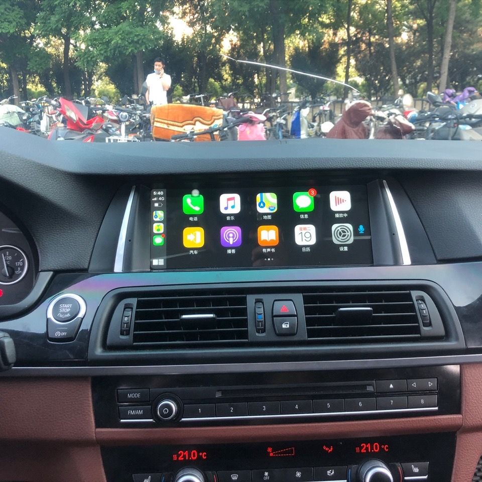 新老款宝马5系520 523 525li改装中控安卓大屏幕导航倒车影像e60