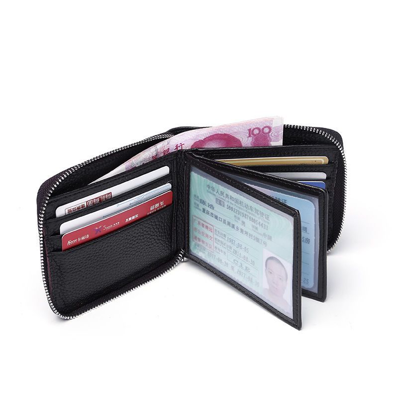 High-end driver's license leather case men's leather wallet card bag two-in-one driver's license multi-function document holder driving license
