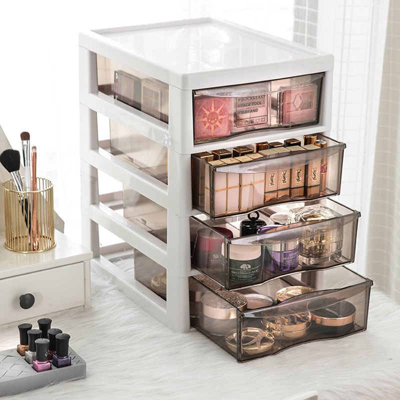 Net red light luxury cosmetics storage box household large capacity drawer make up cabinet dresser floor multi layer shelf