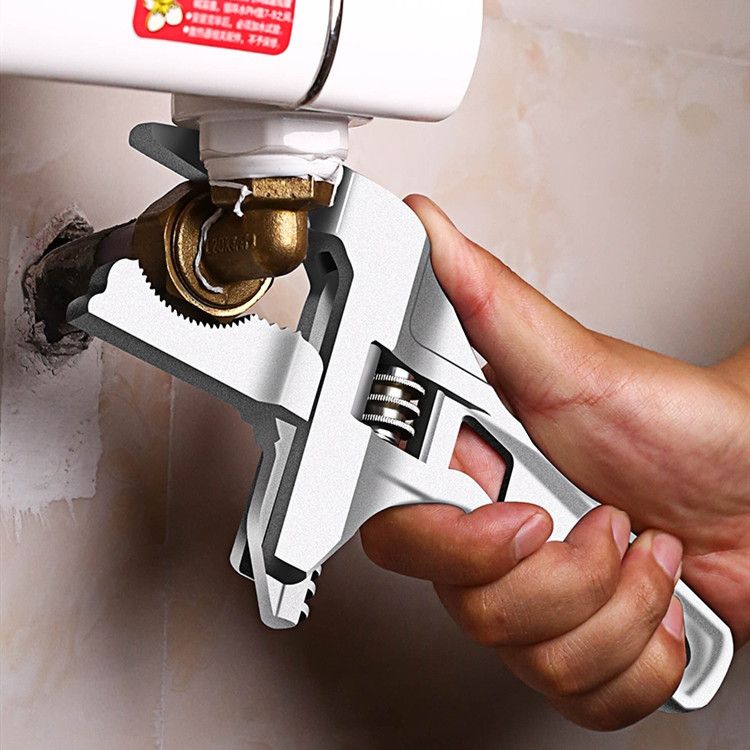 卫浴扳手大开口水暖下水管安装万能多功能活动水龙头专用工具板子