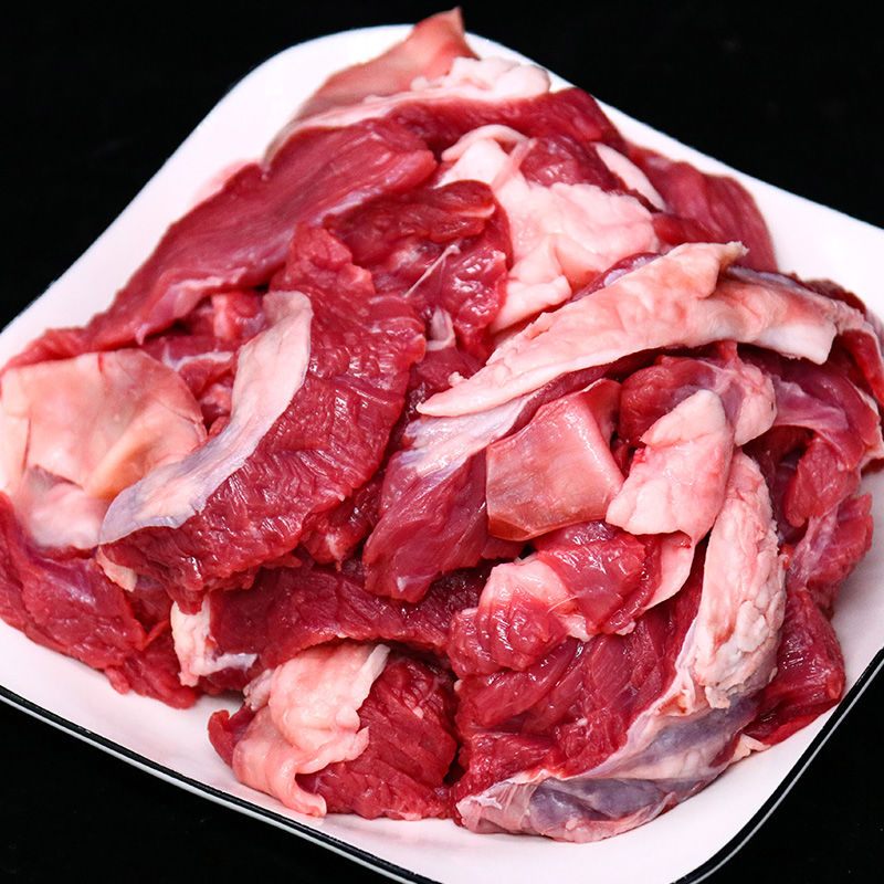 筋头巴脑牛肉牛筋肉生牛肉生鲜黄牛肉批发牛肉鲜微调冷冻