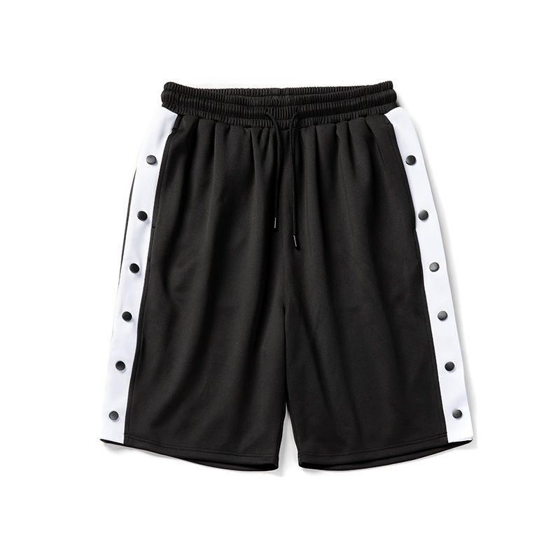 Basketball pants men's side breasted shorts summer 2020 thin loose casual tooling trendy over knee sports pants