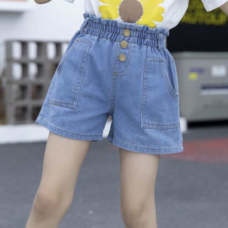 Girls' jeans new style for children in summer