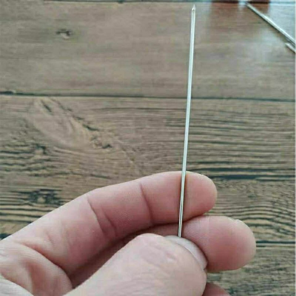 烧烤签子细铁签一次性打包外卖签烤肉工具钢签羊肉串烧烤针烧烤摊