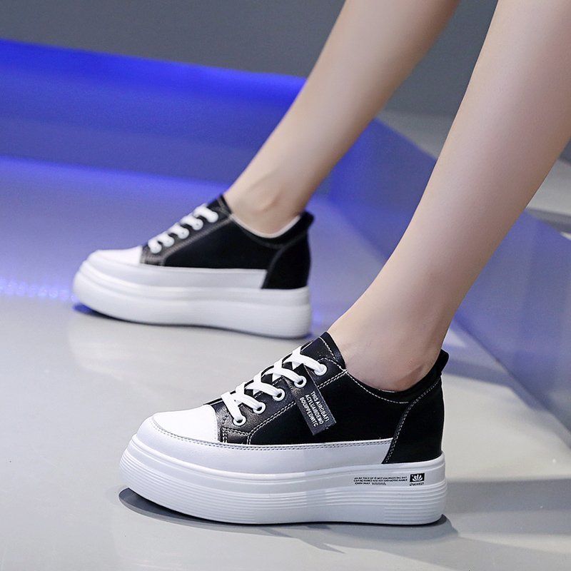 内增高小白鞋女2021新款百搭厚底松糕鞋春夏款秋季爆款小个子女鞋【3