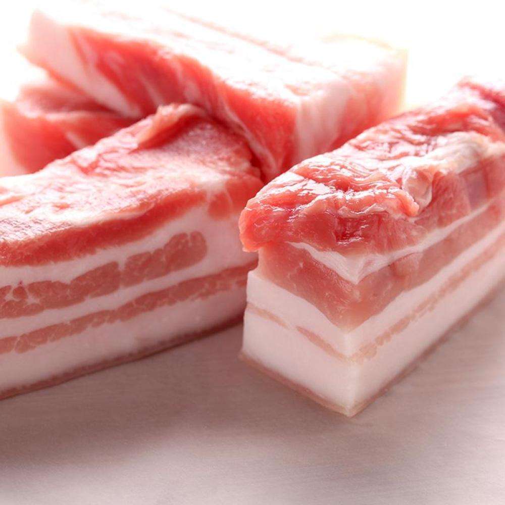 猪肉新鲜五花肉生猪肉带皮五花肉块农家笨猪肉批发现杀生鲜肉类