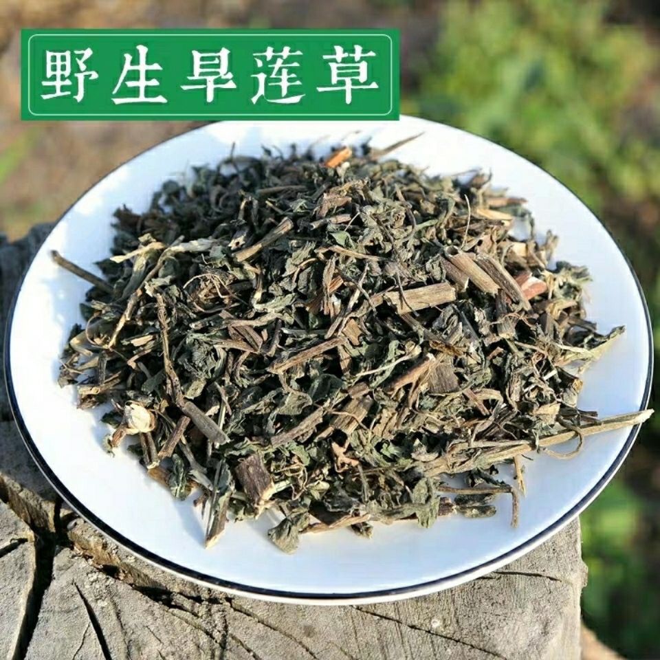 旱莲草500g 5g中药材墨旱莲旱连草乌发野新鲜旱莲草女贞子包邮 虎窝拼