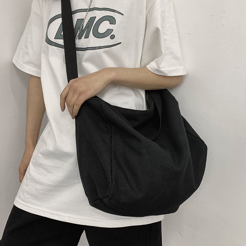 Torba na ramię Messenger Canvas z japońskiej, modnej japońskiej marki, męska, duża pojemność, prosta, studencka, koreańska wersja, damska_voghion.com