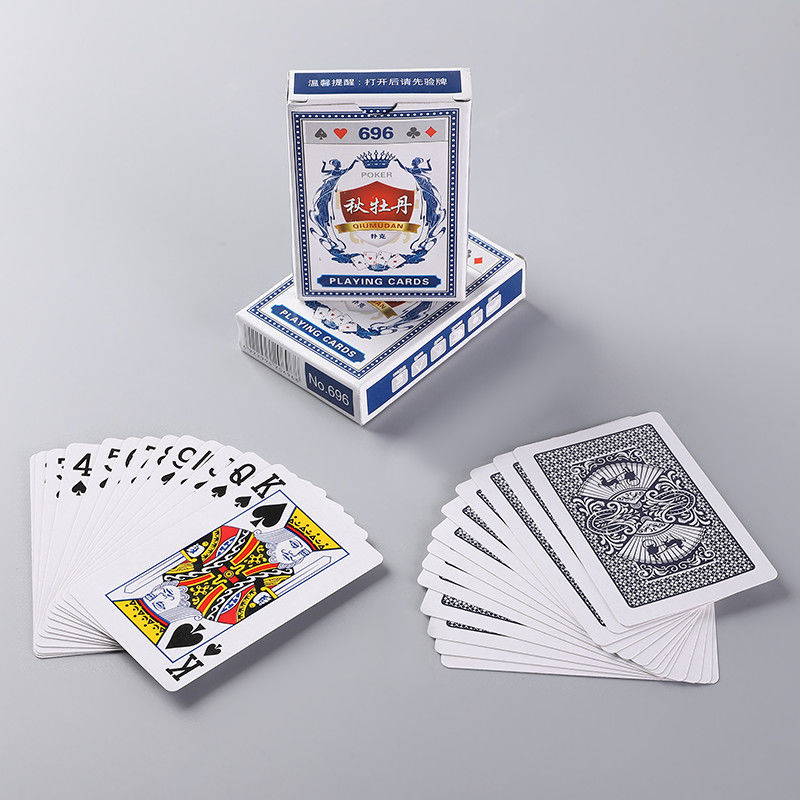 厂家批发扑克牌一条娱乐家用纸牌游戏道具桌游斗地主加厚扑克牌