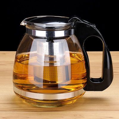 304不锈钢内胆茶壶套装玻璃茶具耐热耐高温防爆茶壶家用泡茶