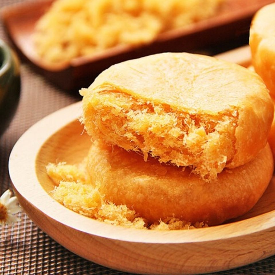 肉松饼点心小吃糕点皮薄馅多营养早餐休闲零食整箱批发代餐小零食