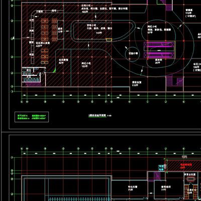 CAD代画 建筑景观以及室内效果图代画鸟瞰图