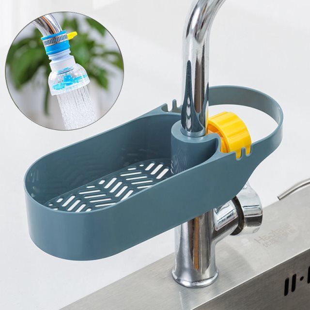 水龙头抹布创意水槽置物架挂架洗碗池沥水