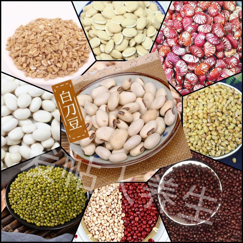 豆类批发各种豆类白扁豆黑刀豆中药材五谷杂粮
