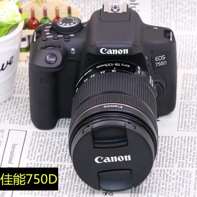 佳能 eos750d/700d入门级专业单反相机 旋转触摸屏拍短视频wifi