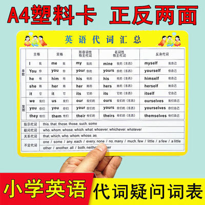 小学生英语国际音标表卡片48个元音辅音26个英文字母发音学习启蒙 虎窝拼