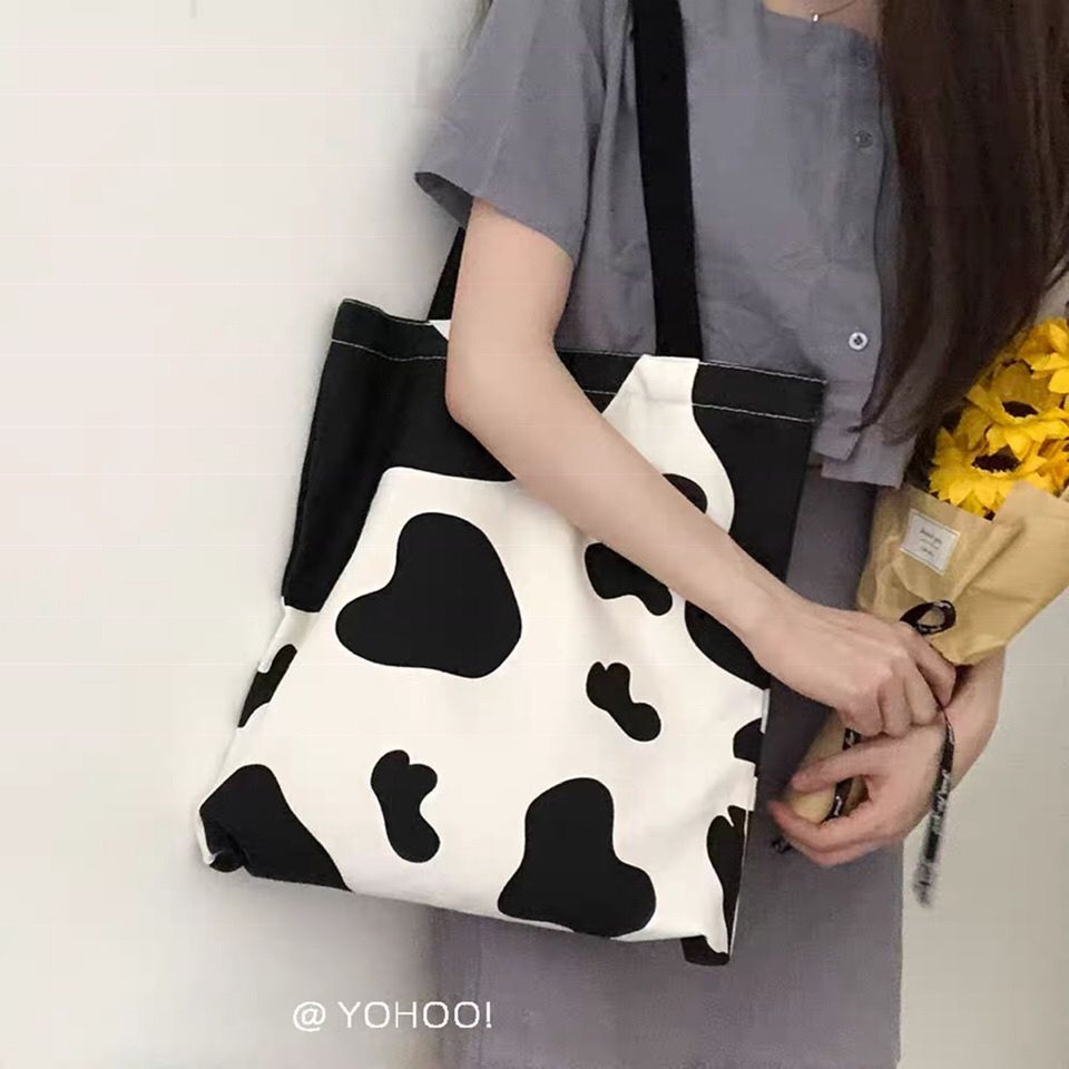 Bag Girl 2020 new canvas bag female Korean version yuansuo versatile single shoulder leisure shopping bag student schoolbag female