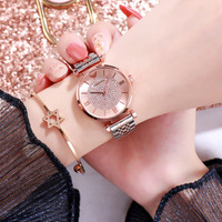 官方正品新款满天星手表女防水学生韩版网红时尚百搭气质女士手表