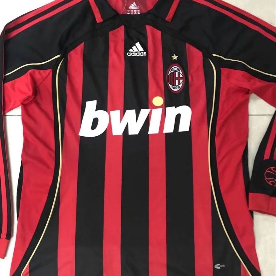 AC Milan Vintage 06 / 07 season Classic Shirt milan kaka ares football suit AC Milan shirt