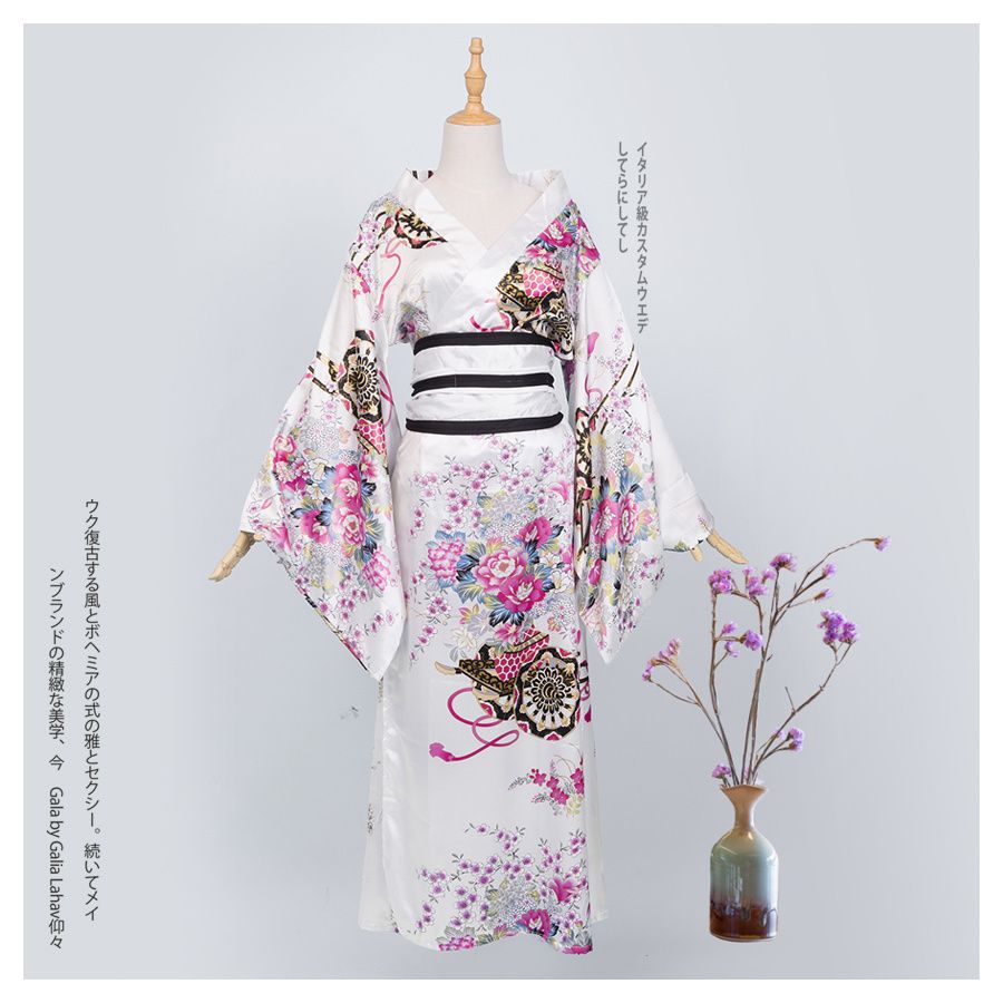 日本传统cos女正装浴衣演出套装和服舞台演出服装拍照