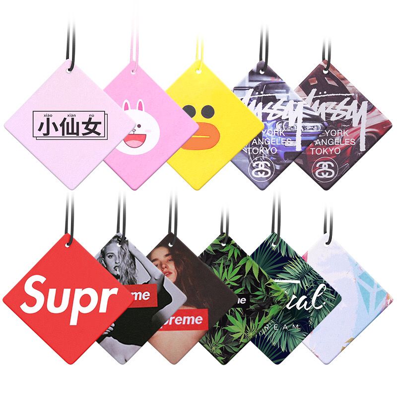 Car pendant, perfume, car fragrance tablets, trendy car decoration supplies, in-car aromatherapy essential oil, fragrance paper, car decoration