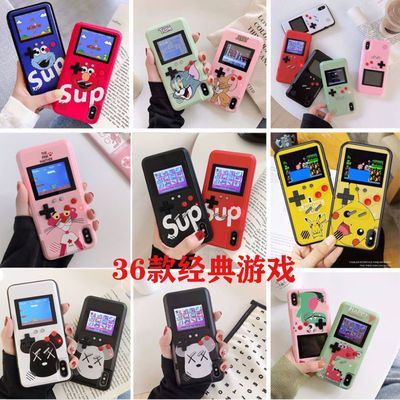 59629/抖音同款彩屏游戏机678P苹果手机壳11 PRO MAX华为vivo手机套OPPO