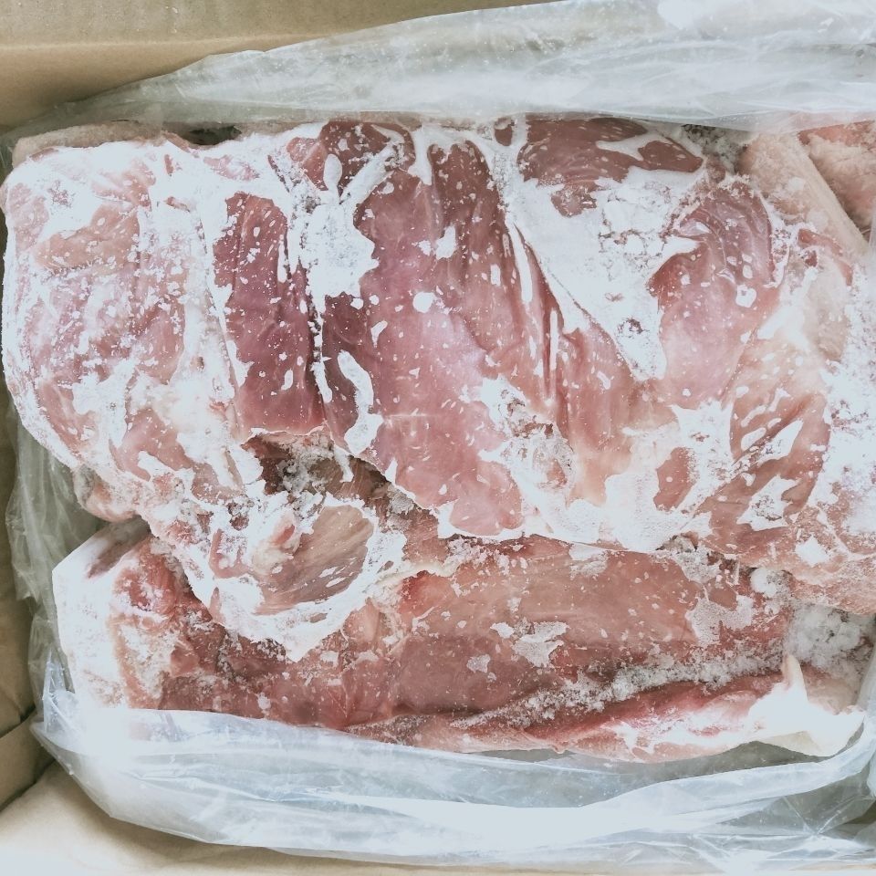 新鲜冷冻带皮猪后五花肉猪肉后腿肉 鲜冻猪后上肉一箱20斤包邮【2月10