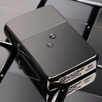 【佐罗】打火机正品 ZORRO正版煤油防风老式砂轮黑冰刻字照片创意礼物