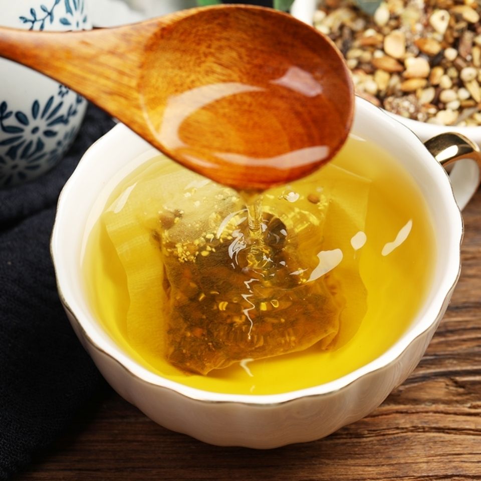 银杏黄精茶正品特级银杏叶茶清理垃圾降三茶中老年高养生茶叶茶包