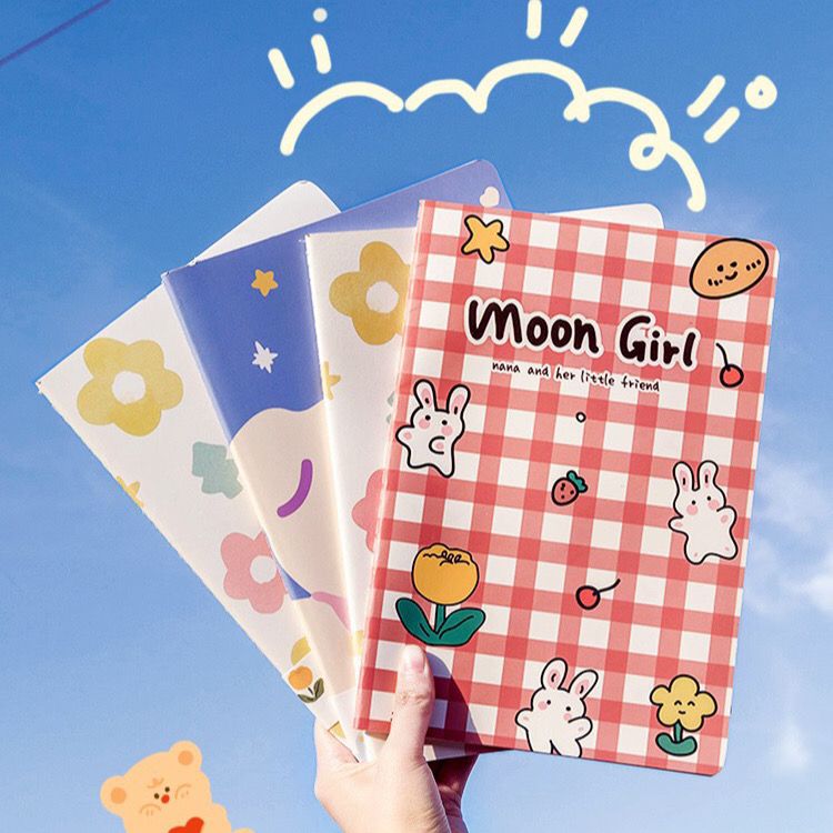 笔记本子韩版手账本可爱套装学生记事本小清新作业本本子批发