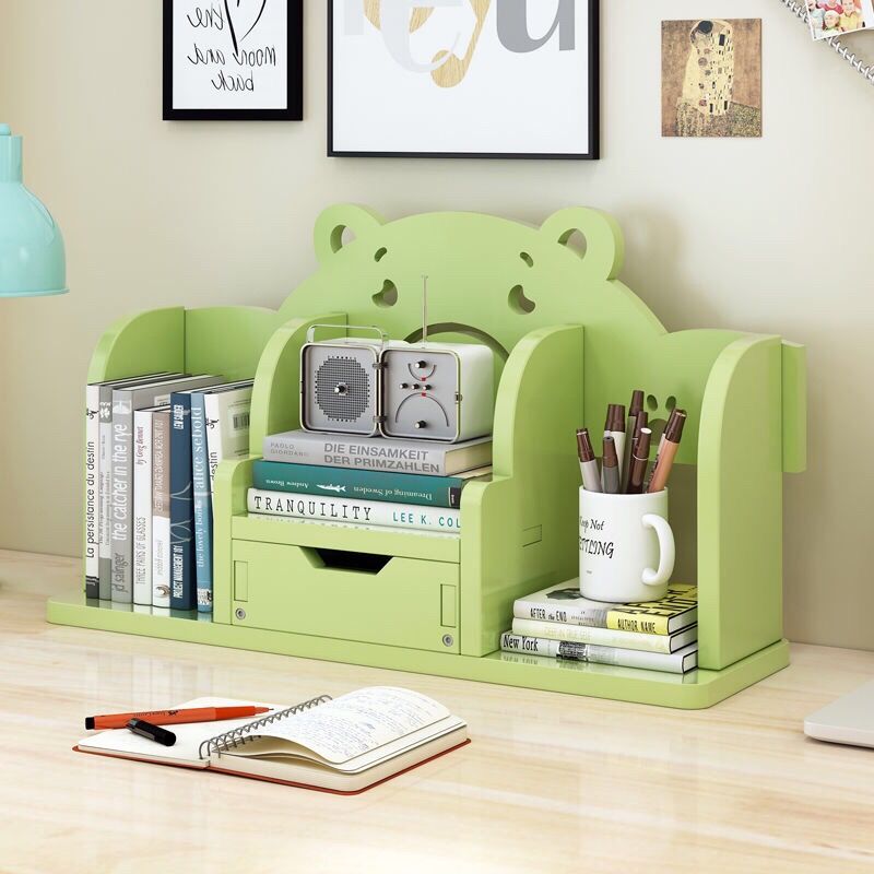 Children's simple bookshelf storage table students' simple picture book shelf Reading creativity small baby storage home