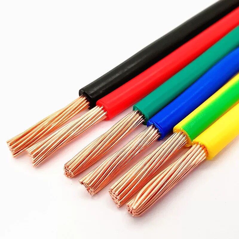 bvr家用电线4平方多股纯铜6平方50米100米1.5/2.5/10家装多芯阻燃