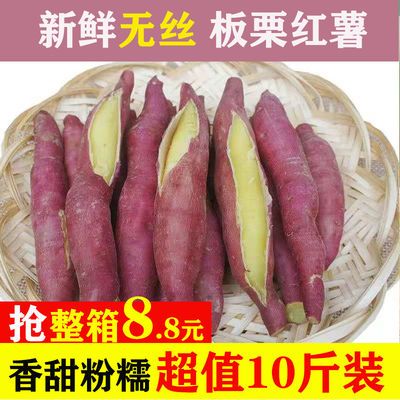 132190/陕西板栗红薯新鲜红蜜薯紫薯沙地地瓜批发超甜糖心红薯3/5/10斤