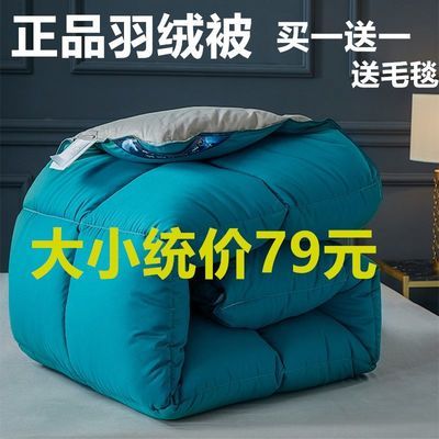 羽绒被95白鹅绒被子被芯空调被冬被褥单双人学生四季通用棉被清仓