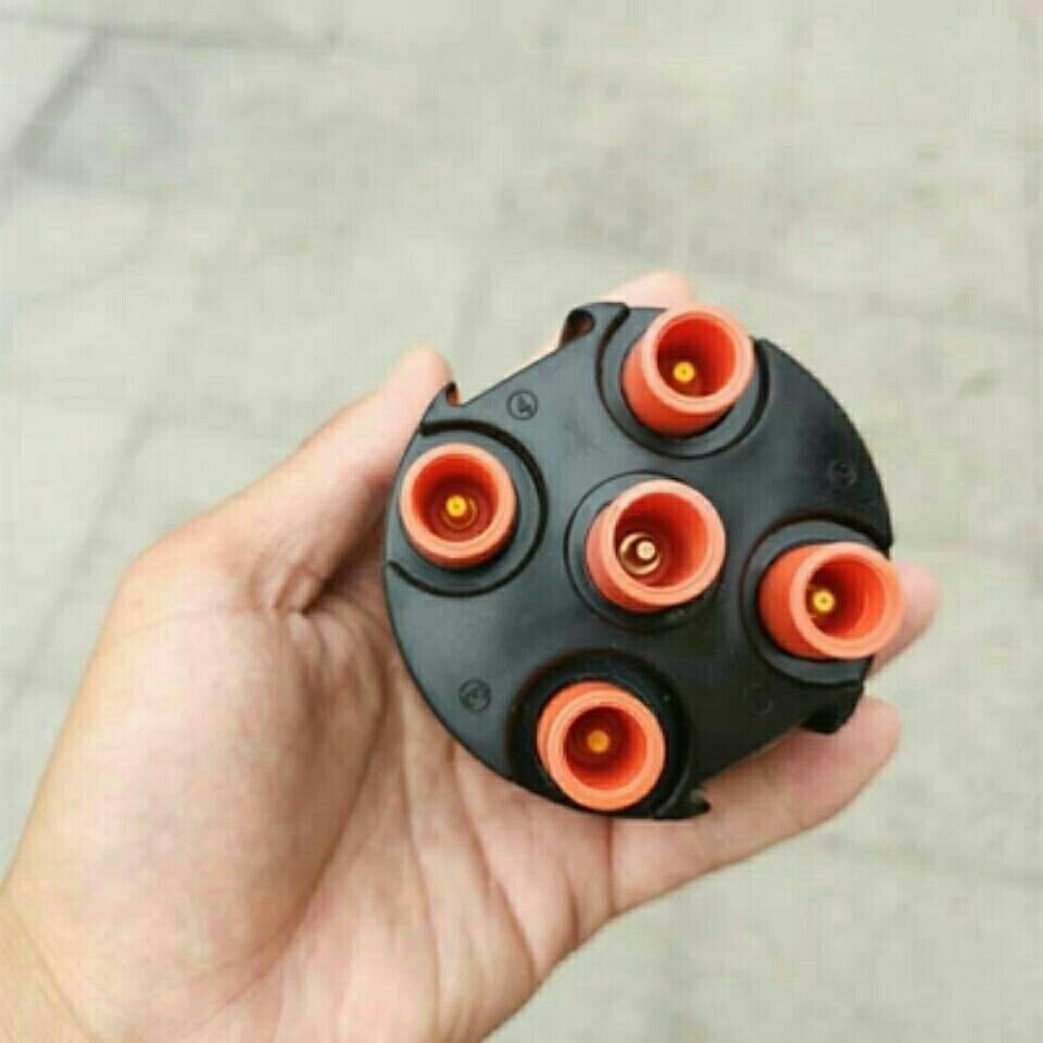 大众老款桑塔纳普桑99新秀2000小电喷分电器盖分电器盖子正厂配件