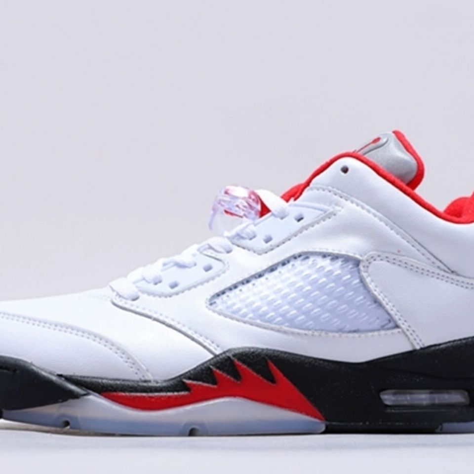 aj5流川枫ow联名黑蝉翼郭艾伦乔5冰蓝涂鸦女尼克斯白水泥男篮球鞋