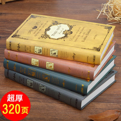 欧式超厚复古风笔记本子创意A5韩版加厚大记事本日记本子文具批发