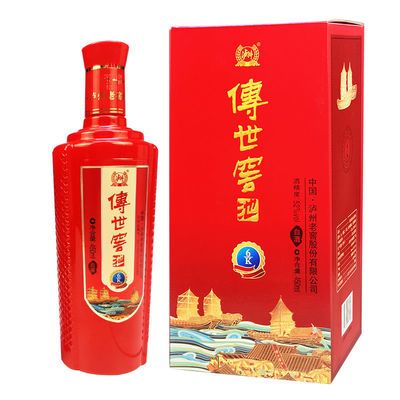 泸州老窖52度传世窖池k6白酒450ml单瓶纯粮正宗礼盒浓香酒水批发