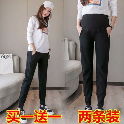 69902/孕妇裤子春秋冬季外穿孕妇打底裤休闲新款宽松小脚长裤孕妇装秋装