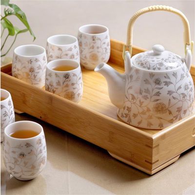 加强版景德镇陶瓷茶具一整套装提梁壶水壶茶壶家用泡茶杯特价大号