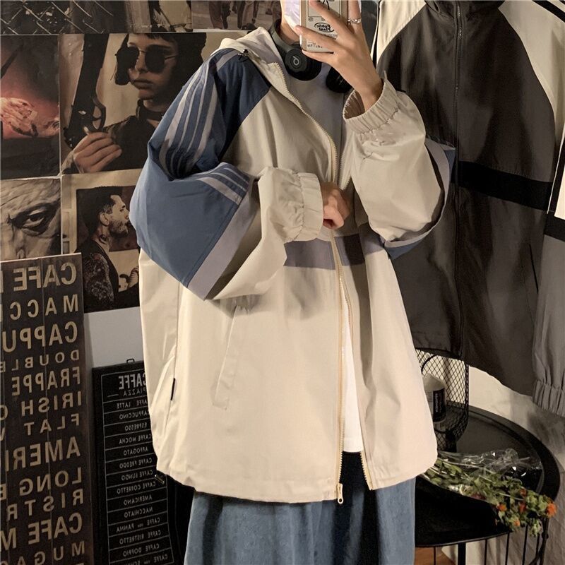 2023 spring new tooling jacket female BF Hong Kong style retro salt system Korean version loose baseball jacket jacket top tide