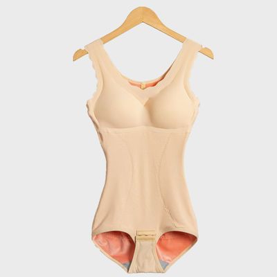 冬季新款保暖连体塑身衣女加绒加厚带胸垫产后收腹超强修身塑形衣