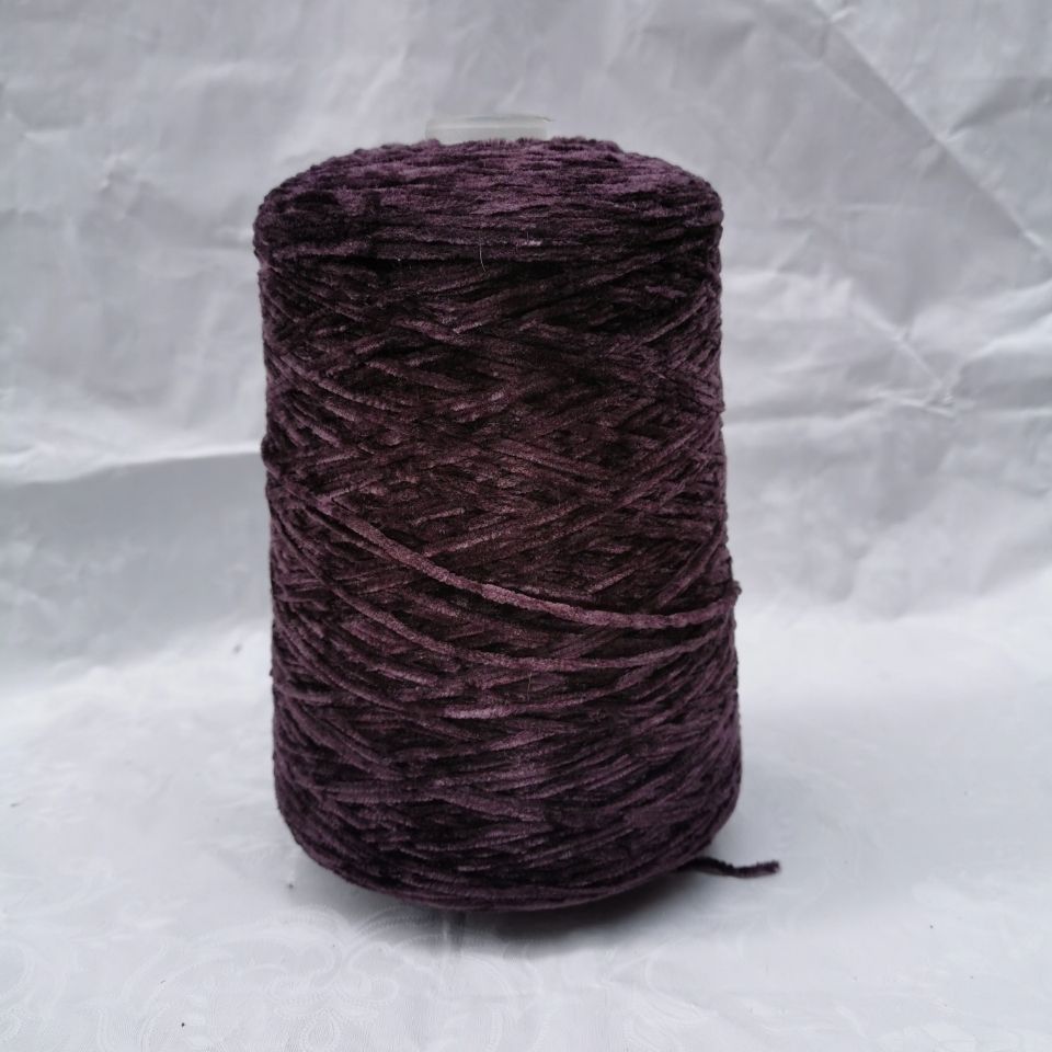 男女手工编织毛衣围巾金丝绒毛线雪尼尔