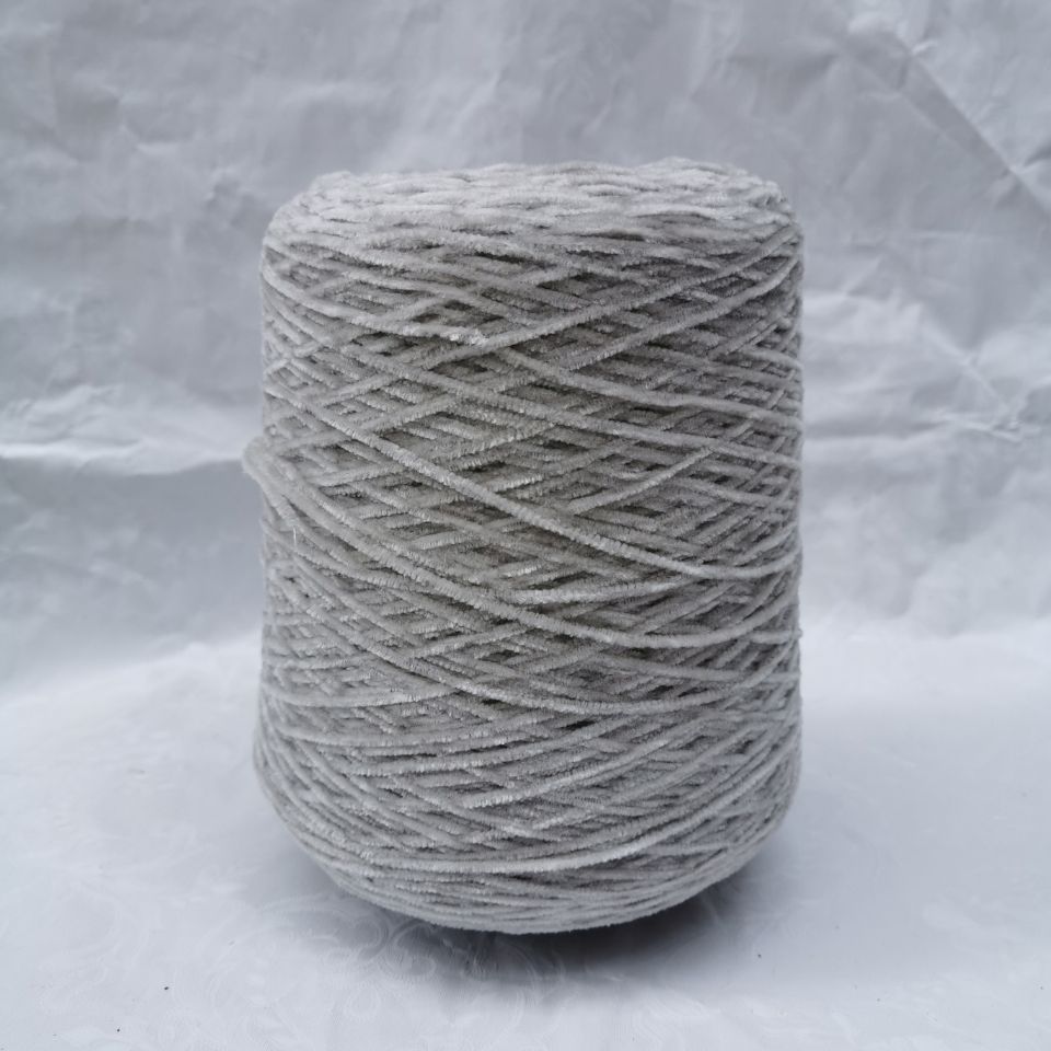 男女手工编织毛衣围巾金丝绒毛线雪尼尔