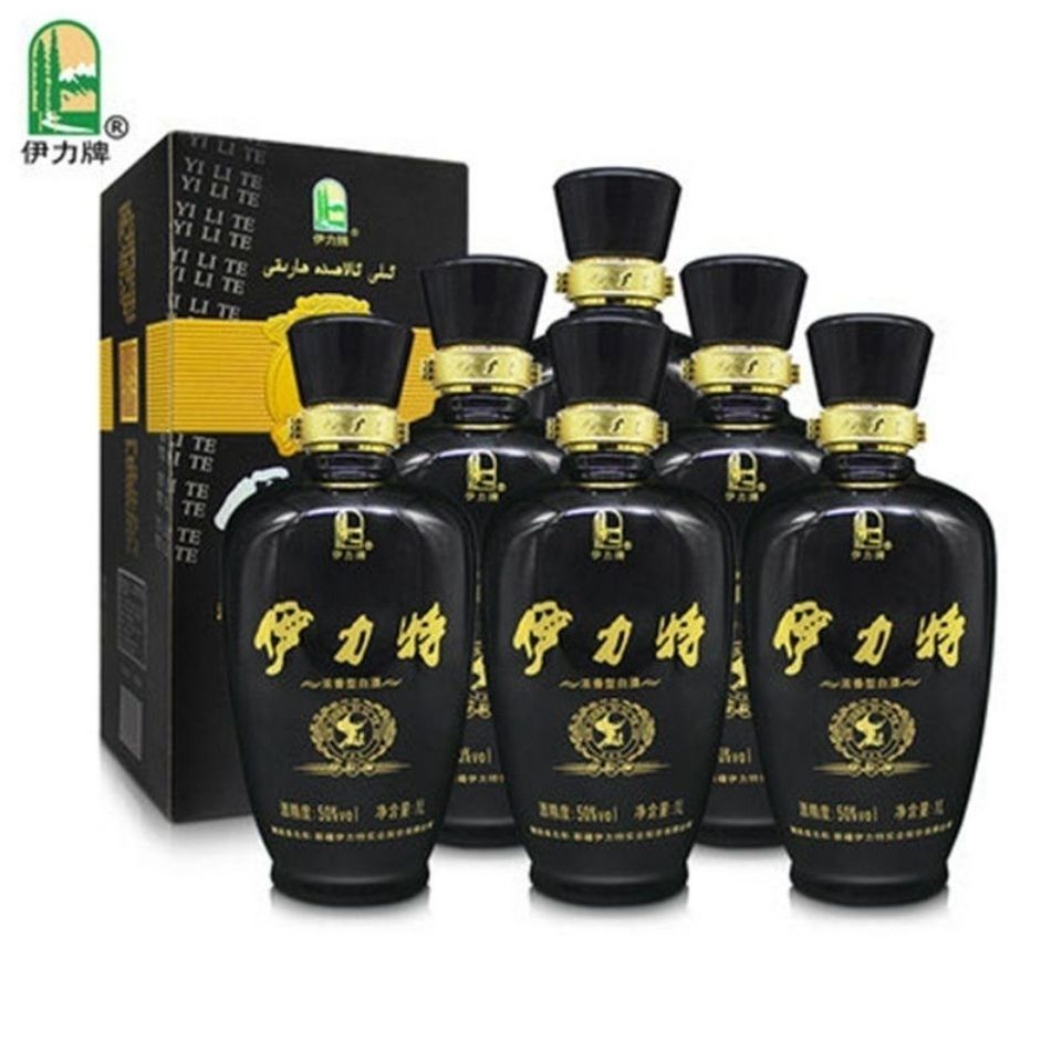伊力特领航者50度新疆伊犁特产1升白酒1lx6瓶整箱浓香型纯粮包邮