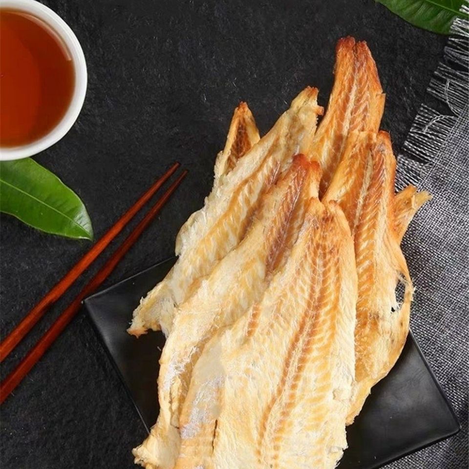 君旺海鲜大连特产野生鳕鱼片干烤鱼片海味鱼干零食即食网红零食