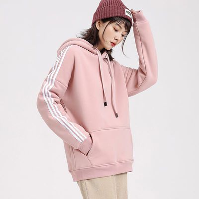 卫衣女高腰150cm春秋宽松小个子短款套头